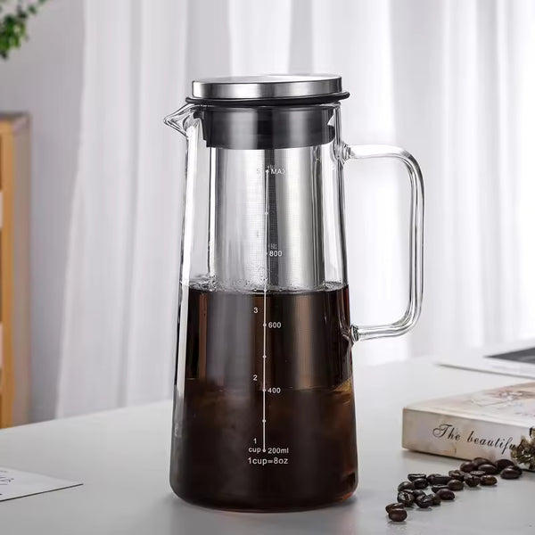 CrystalCafé Borosilicate Coffee Pot