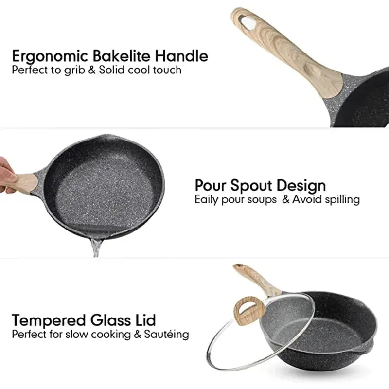 L Premium Nonstick Cookware Set
