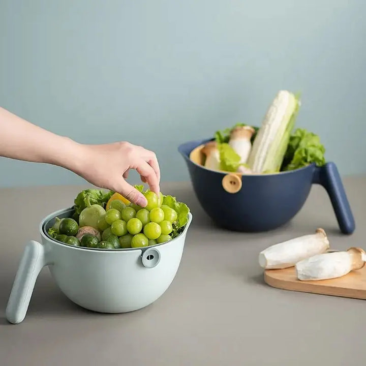 VeggiFresh Plastic Kitchen Washing Bowl